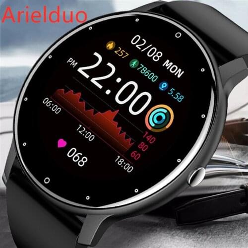 2021 New Smart Watch Men Full Touch Screen Sport Fitness Watch IP67 Waterproof Bluetooth For Android ios smartwatch