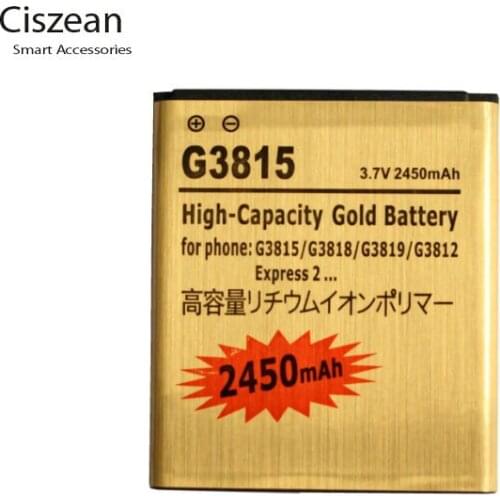 Ciszean 1x 2450mAh EB-L1L7LLU Replacement Li-ion Battery For Samsung Galaxy Express 2 G3815 G3818 G3819 G3812 i939 i9260 I9268