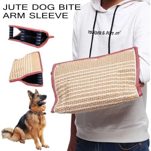 Dog Training Bite Tugs Pet Bite Pillow Jute Dog Bite Sleeve for Training for Police K9 Young Malinois German Shepherd Rottweiler