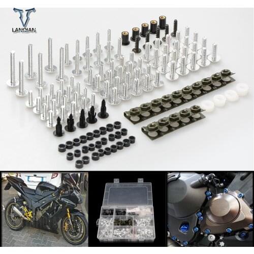 CNC Universal Motorcycle Accessories Fairing/windshield Bolts Screws set For Yamaha tdm 900 TDM 900 MT-01 mt01 V-MAX mt03 MT-03
