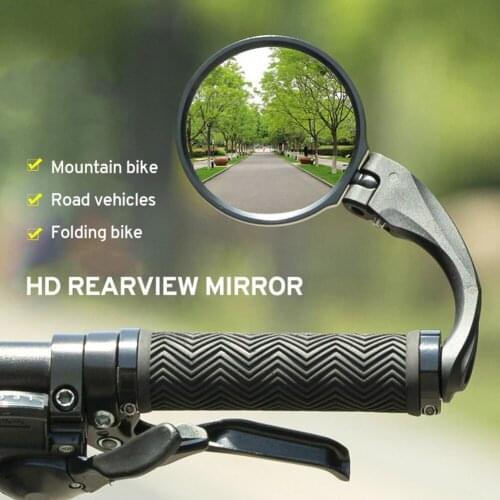 Bike Rear Mirrors Mtb Road Hd View 360 Angle Adjustable Handlebar Wide Range Rear View Mirror for Motorcycle Accessories