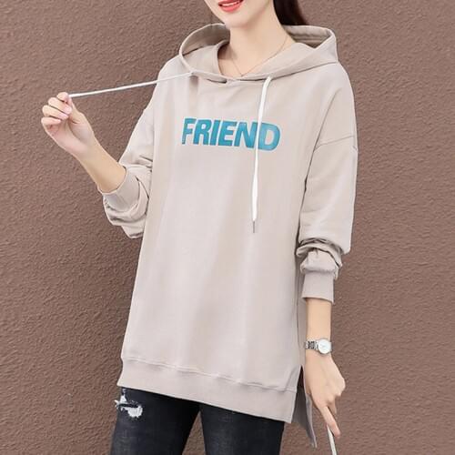 Spring Autumn Hoodies Women Sweatshirts Harajuku Hooded Aesthetic Hoodie Spring Ladies Hoody Streetwear RR0101