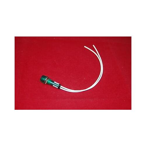 50 Pcs 220V AC 10mm Green Mini Neon Pilot Lights CYLINDRICAL Cap 18CM wire