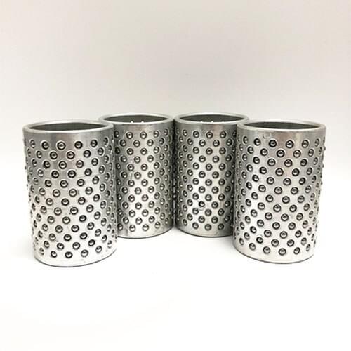 1pcs Steel bead set Pure aluminum ball cover inside diameter 40mm Keep circle Cage Standard beads sets Balls bushing 70-160mm L