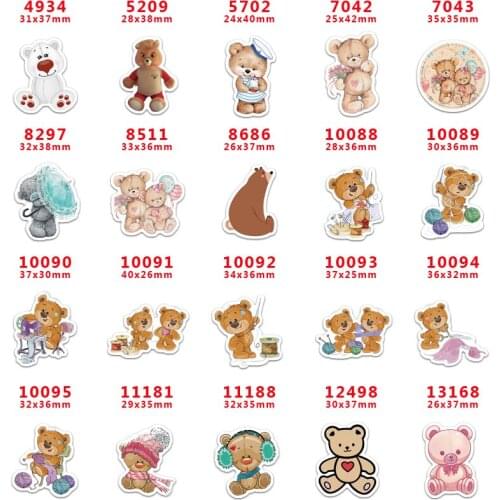 Choshim Diy accessories Cartoon flat back planar resin diy decoration crafts accessories 10pieces,DIY handmade PR4934