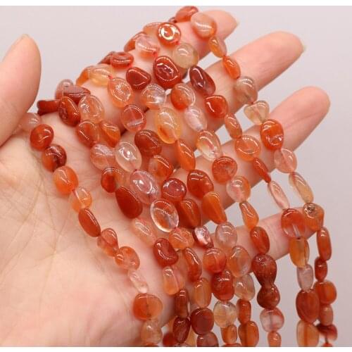 1PC 6-8mm Natural Agates Stone Beads Irregural Natural Stone Loose Beads for Making DIY Jewerly Necklace Bracelet Accessories