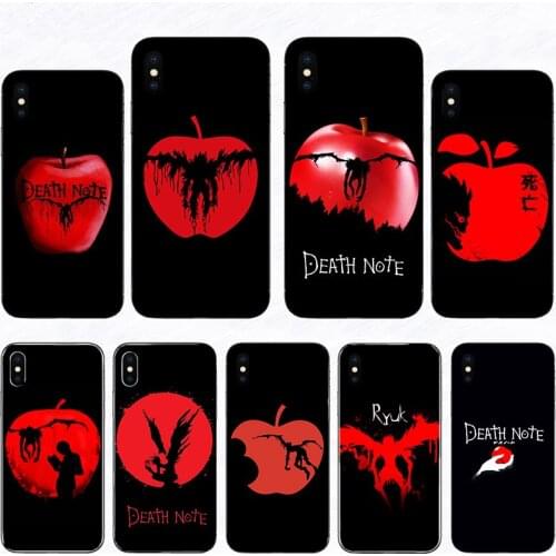 Manga Death Note Art Design Phone Cases For IPhone 11 Pro 6S 6 5S SE 7 8 PIUS XR XS MAX 12 Mini X Covers Anime Comic Soft Shell