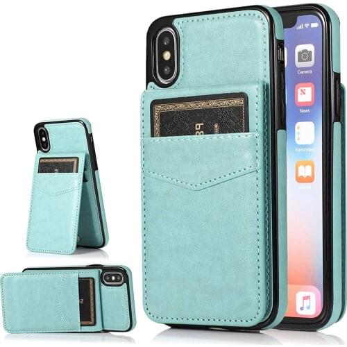Phone Case for iPhone Xs Max Card Holder Wallet Cover Stand Leather Cell Accessories i X XR Xsmax 10x SX Xmax 10xs 10s 10 Plus