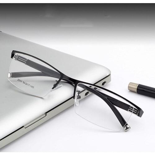 Business Thin-leg Metal Rectangular Casual Reading Glasses Luxury Optical Eyeglasses Men Women+1 +1.5 +2 +2.5+3 +3.5 +4