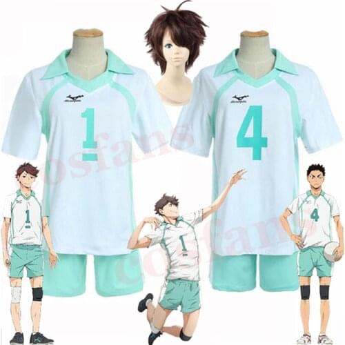 Haikyuu!! Kageyama Tobio Aoba Johsai Koushi Sugawara Oikawa Tooru Cosplay Costume Karasuno High School Volleyball Club Uniform