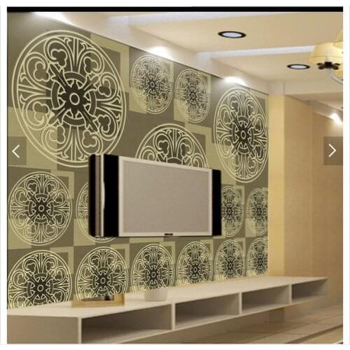 Customized 3d photo wallpaper 3d wall mural wallpaper European-style solid background wall 11 living room decoration