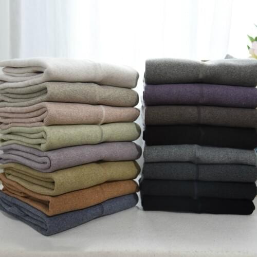 Cashmere Fleece Thick Warm Winter Tights Women Candy Color Slim Pantyhose Full Foot Cotton High Waisted Tights for Girls