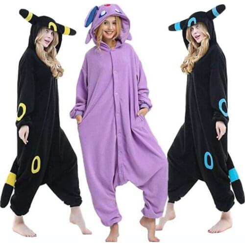Kigurumi Unisex Winter Garment Cosplay Adult Pajamas Sleepwear Costume Cartoon Sleepsuit Anime characters Cartoon Jumspuit
