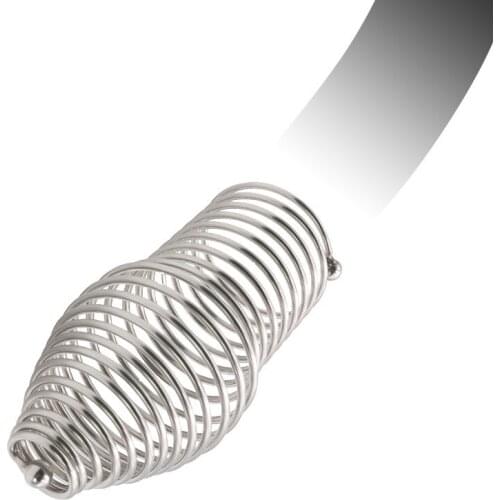 Stainless steel metal spring strong erection penis lock bondage cock Ring ball stretcher male delay ejaculation BDSM Sex Toy man