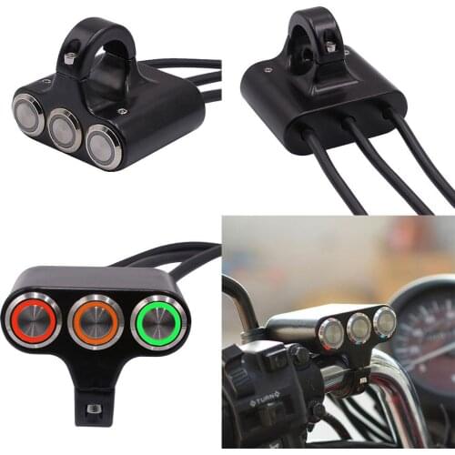 Motorcycle ATV Scooter Handlebar Headlight Brake Fog Light Switch with Indicator 2020