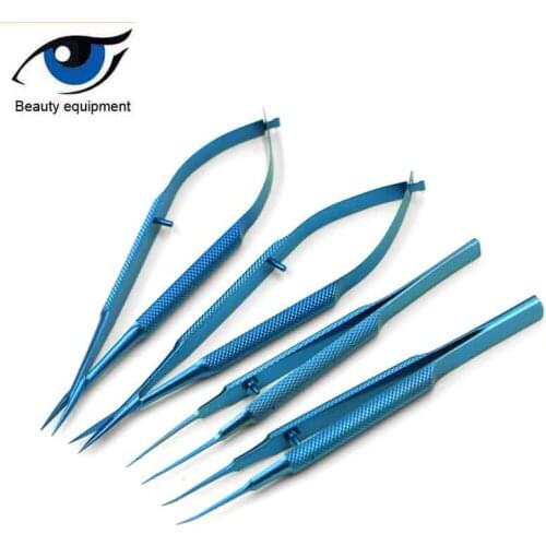 Titanium alloy instruments set forcep needle holder scissor Ophthalmic instruments