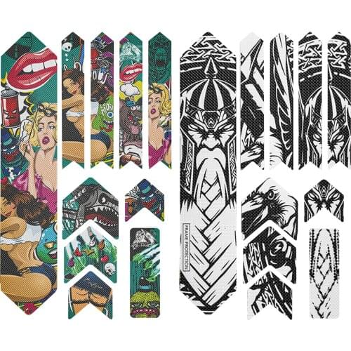 Mountain Bike Sticker Anti-scratch Waterproof Protective Film Personalized Stickers Bicycle Protect Accessories