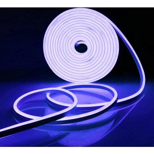 5M/10M/15M/20M LED Neon Light Dance Party Decoration Light Neon lamp Flexible Tape Rope Tube Waterproof LED Strip 12V For Room