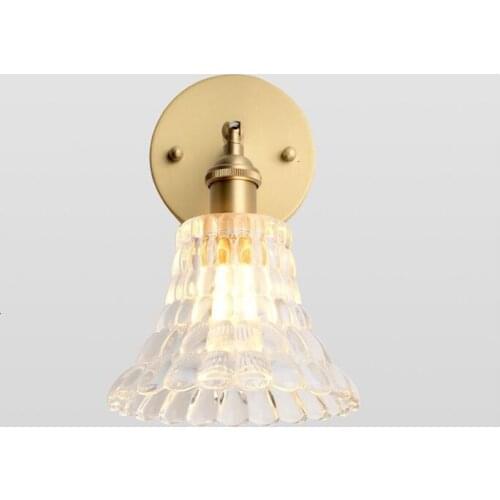 Nordic postmodern design sconces light Simple strip glass modern wall lamp Ins wind blue white gray glass wall lights for home