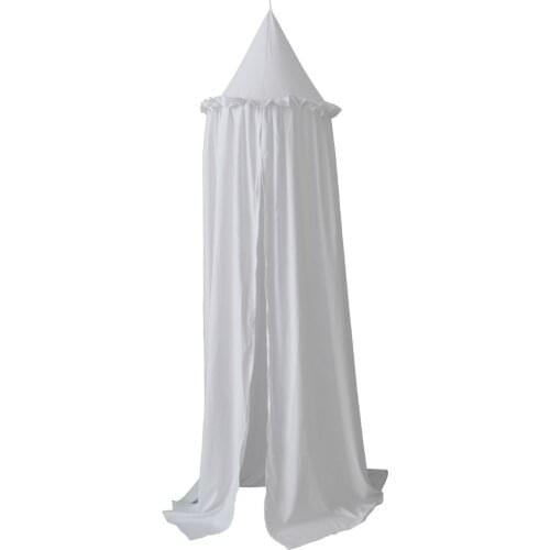 New Lace Dome Childrens Tent Three-dimensional Lace Solid Color Simple Baby Mosquito Net Bed Curtain Home Decoration