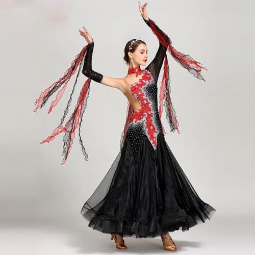 New ballroom dance competition dress dance ballroom waltz dresses standard dance dress women ballroom dress