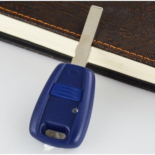 OkeyTech 1 Button Remote Car Key Shell Fob For Fiat Punto Doblo Bravo Transponder Replacement Key Case SIP22 Blade Battery Clip