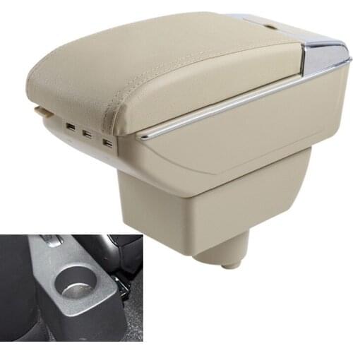 For New Geely MK armrest box gc6 armrest box central Store content Storage box New King kong armrest box with USB interface