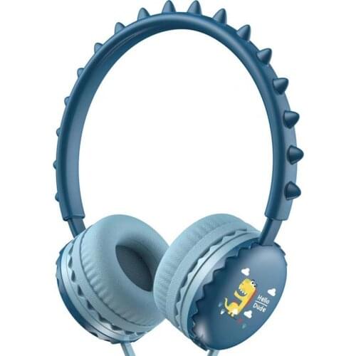 Wired headset dinosaur headset with microphone fone for smartphones PC girls children birthday gifts gamers universal headsets