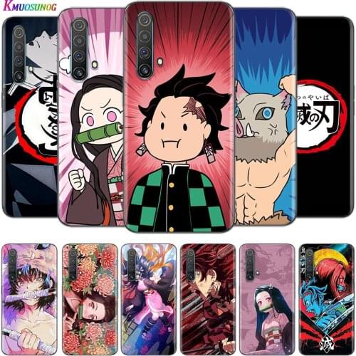 Transparent Cover Anime Demon Slayer For OPPO AX7 A1K A93 A92 A73 A72 A53S A52 A32 A31 A9 A11 A7 A5 2020 Phone Case