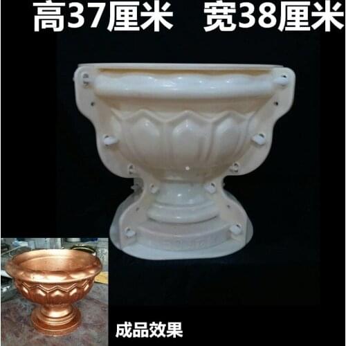 DIY Cement Flowerpot ABS Mould Concrete Mould for Garden Decoration bonsai pot mould Garden furnishings