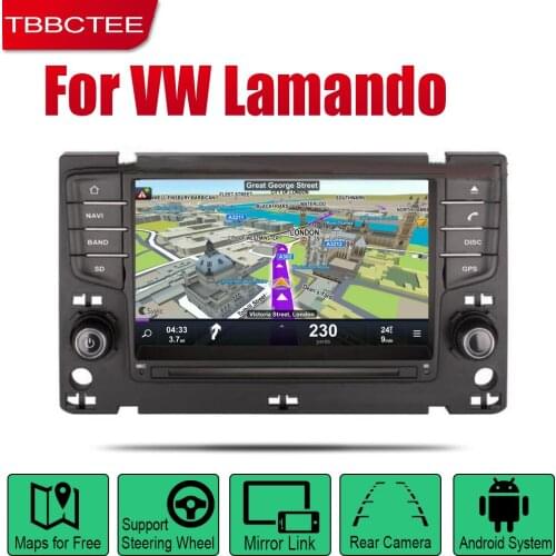 TBBCTEE Auto Radio 2 Din Android Car DVD Player For Volkswagen Lamando 2013~2017 GPS Navigation BT Wifi Map Multimedia system
