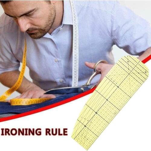 1PC 10*20cm/10*30cm Hot Ironing Heat-resistant Patchwork Ruler Aligned Drawing Ruler DIY Sewing Supplies Measuring Tool