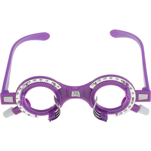 10 Pieces/box Plastic Colorful Optical Trial Lens Frame Eyeglass Optometry Optician Equipment 52mm - 70mm