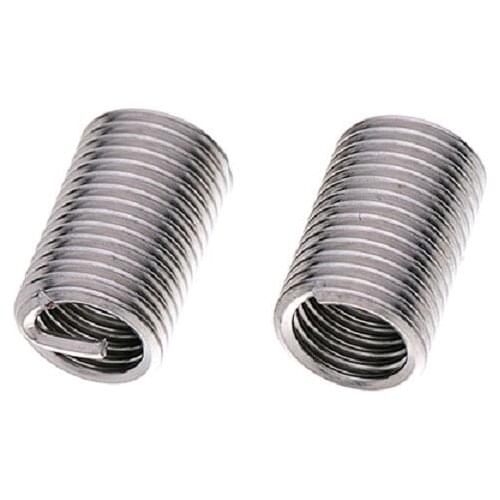 100Pcs M2 M2.5 M3 M4 M5 304 Stainless Steel Wire Thread Insert Screw Bushing Wire Screw Sleeve Thread Repair HW114