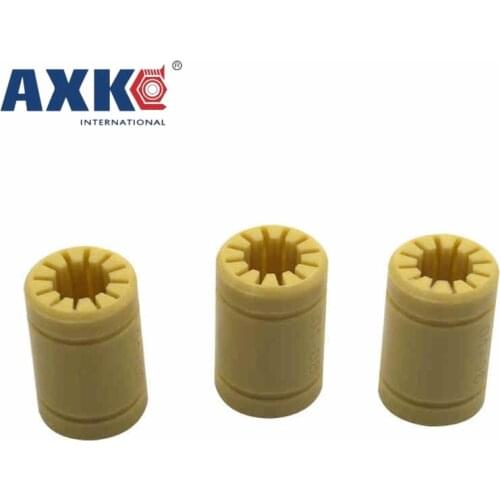 AXK 3/7/10pcs Solid Polymer LM8UU Bearing 8mm shaft Drylin RJ4JP-01-08 for Anet Reprap Prusa i3 3D Printer LM8UU