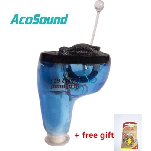AcoSound 610IF CIC Digital Hearing Aids programmable Invisible 6 Channels Ear Aid Sound Amplifiers Hearing Amplifier Ear Care