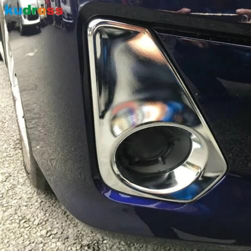 For Nissan Serena C27 2016 2017 2018 2019 ABS Chrome Front Fog light Lamp Cover Trim Foglight Frame Trim Car Styling Accessories