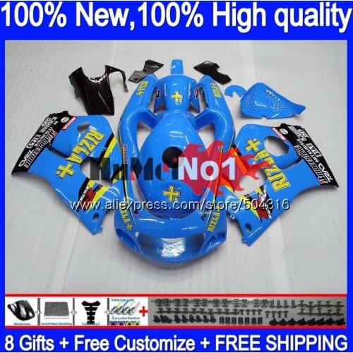 Body For SUZUKI SRAD GSXR 750 600 GSX-R600 RIZLA blue 11MC.10 GSXR750 1996 1997 1998 1999 2000 GSXR600 96 97 98 99 00 Fairing