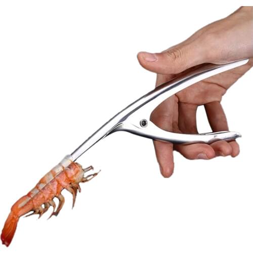 Shrimp Deveiner Peeling Plier Stainless Steel Prawn Stripping Peelers Peel Fishing Kitchen Seafood Gadgets Tool