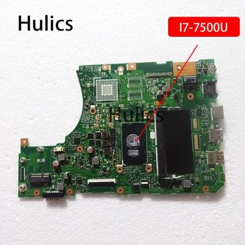 Hulics Original X556UV Laptop Motherboard For ASUS X556UAK X556U X556UV X556UV X556UB X556UR i7-7500U Main Board