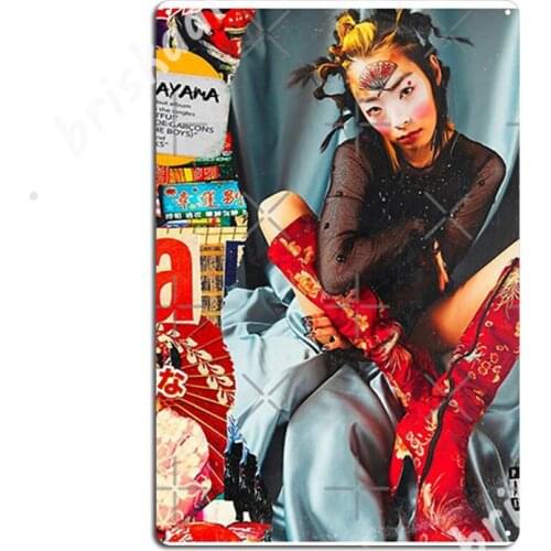 Rina Sawayama - Sawayama Metal Signs Design pub Plaques Mural Tin sign Posters