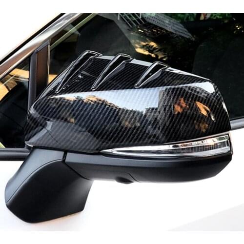 For Toyota Highlander 2021 2022 Chrome Door Side Mirror Cover Trim Rear View Cap Overlay Molding Garnish Styling Accessories