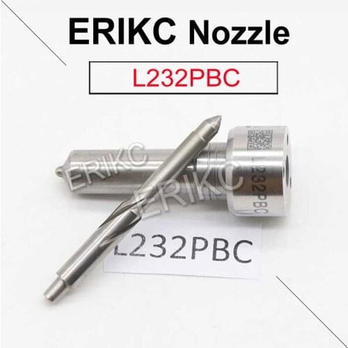ERIKC L232 PBC Common Rail Diesel Injector Nozzle Tip L232PBC Auto Parts Fuel Injection Pump Nozzle Assembly for Delphi Sprayer