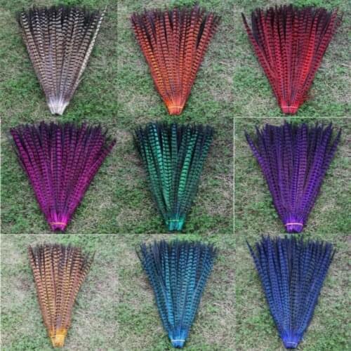 New! Free shipping sale 100 pc different colors pheasant feather, 18-20 "/ 45-50cm, DIY jewelry decoration