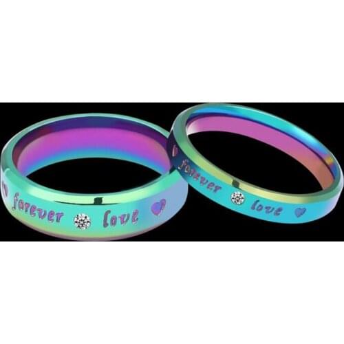 Couple Ring Stainless Steel Ring Festival Gift Titanium Steel Ring