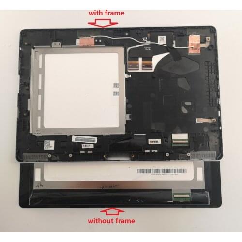 Used parts 10.1 INCH LCD Display Matrix Touch Screen Digitizer with frame For ACER 101-1893 V1 HX-1433 HX-1441 E323073 work fine