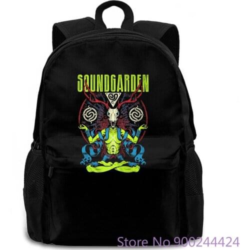 Soundgarden Neon Badmotorfinger Chris Cornell Official Mens Unisex women men backpack laptop travel school adult
