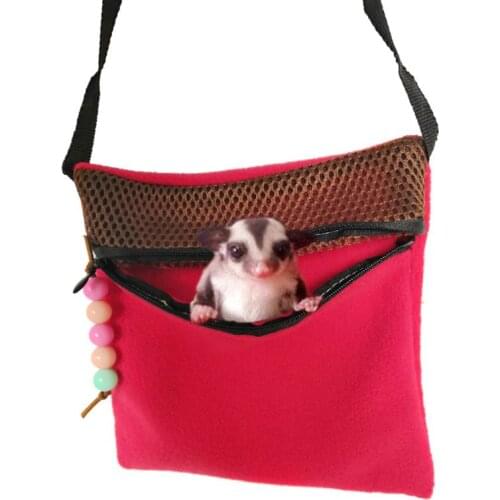Small Animal Outgoing Sleeping Bag Rats Hamster Carrier Bag Travel Carry Pouch