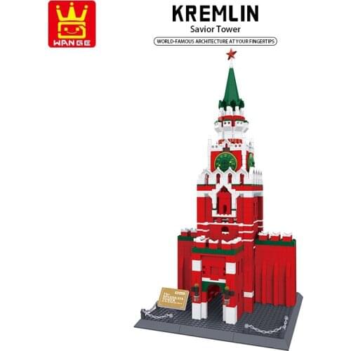 The Kremlin World Famous Building Blocks Street View Toys Architecture Model Bricks Block Children Toy Gift