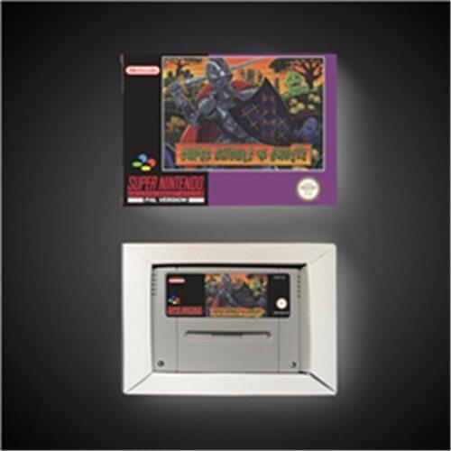 Super Ghouls 'n Ghosts - EUR Version Action Game Card with Retail Box